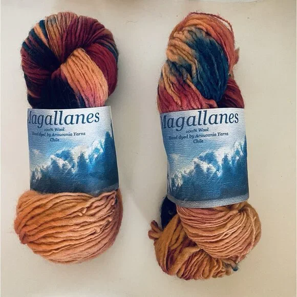 Magallanes Hand Dyed 100% Wool Yarn Chili Araucanian Yarns Color 306 - Picture 1 of 4